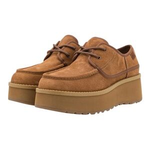 UGG CITYFUNC SHOE - Casual lace-ups - chestnut
